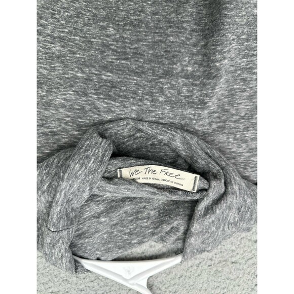 We The Free Womens Long Sleeve Cowl Neck High Low Side Split Casual Shirt Sz m - Picture 7 of 7